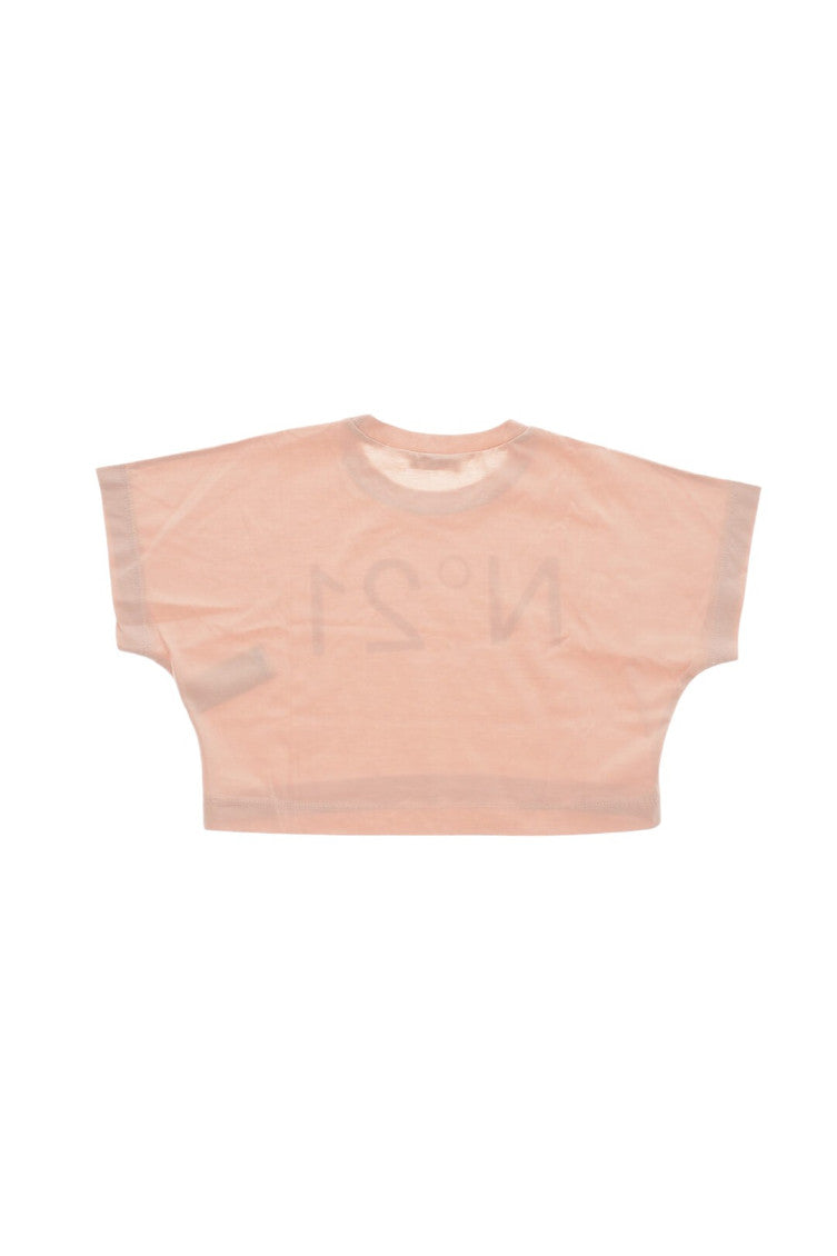 Girls Peach Logo T-Shirt 2