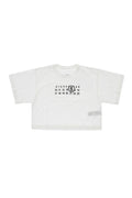 Girls White Logo T-Shirt 1