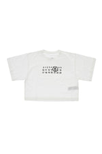 Girls White Logo T-Shirt 1