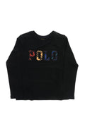 Girls Black Logo T-Shirt 1
