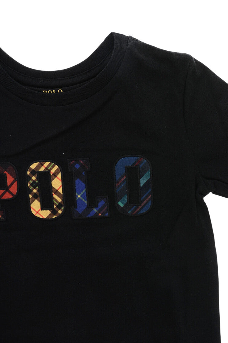Girls Black Logo T-Shirt 3