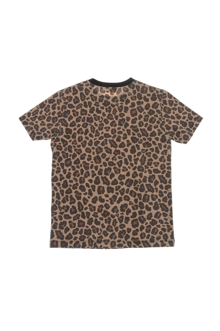 Girls Brown Animal Print T-Shirt 2