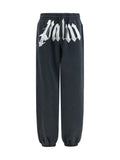 Black Drawstring Track Pants 1