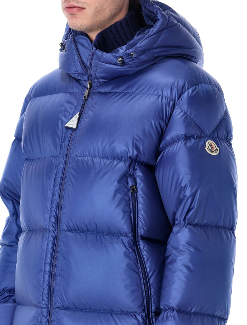 Blue Quilted Hood Jacket 3