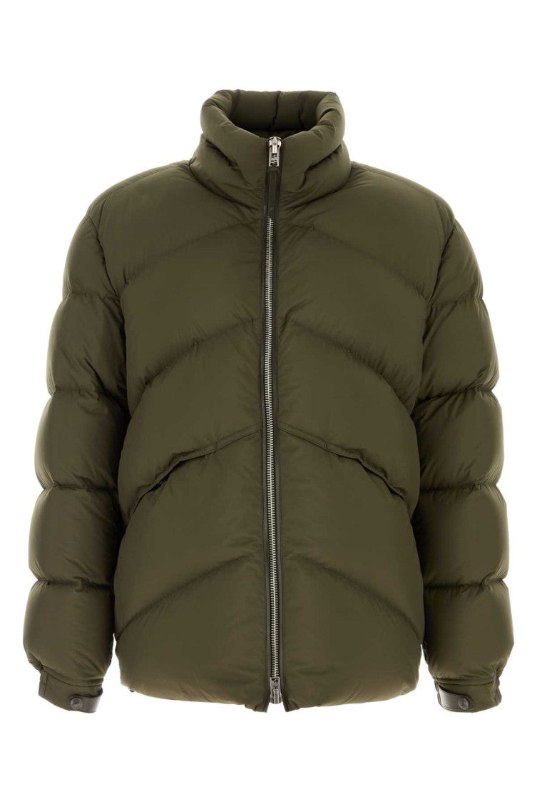 Green Mock Collar Jacket 1