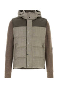 Multicolor Hood Down Jacket 1