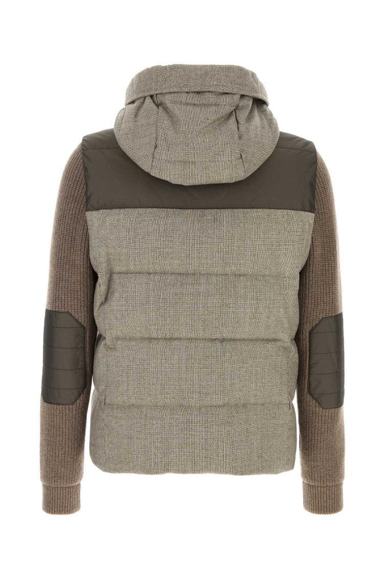 Multicolor Hood Down Jacket 2