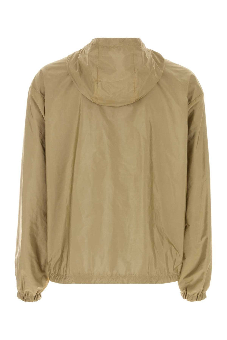 Beige Logo Hood Jacket 2