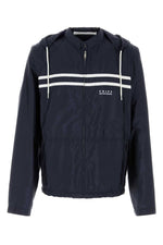 Navy Blue Hood Jacket 1