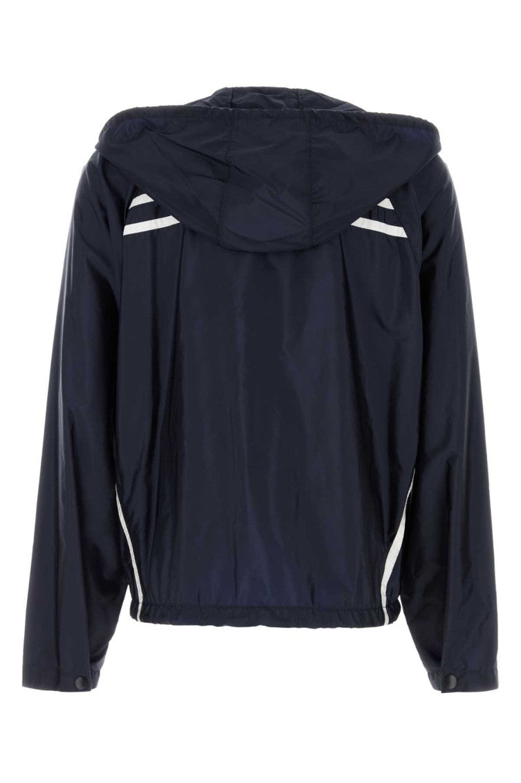 Navy Blue Hood Jacket 2