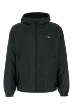 Dark Green Hood Jacket 1