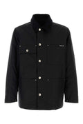 Black Shirt Collar Jacket 1