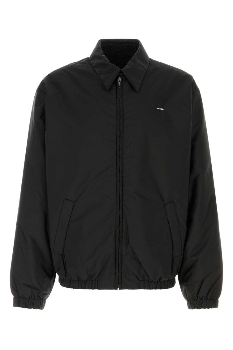 Black Shirt Collar Jacket 1