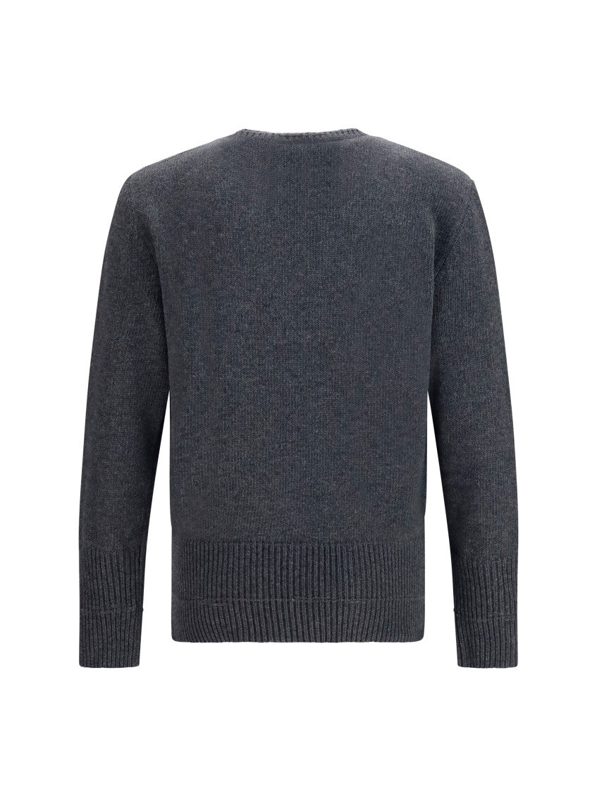 Dark Grey Crew Neck Sweater 2