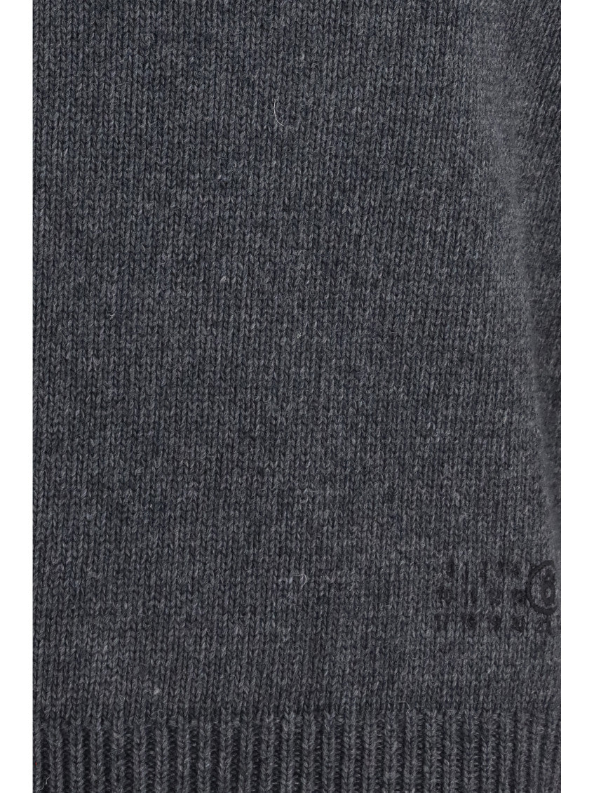 Dark Grey Crew Neck Sweater 3