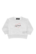 Baby Girls White Logo Sweatshirt 1