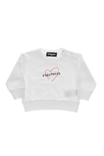 Baby Girls White Logo Sweatshirt 1