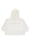 Kids White Logo Hoodie 1