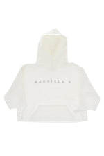 Kids White Logo Hoodie 1