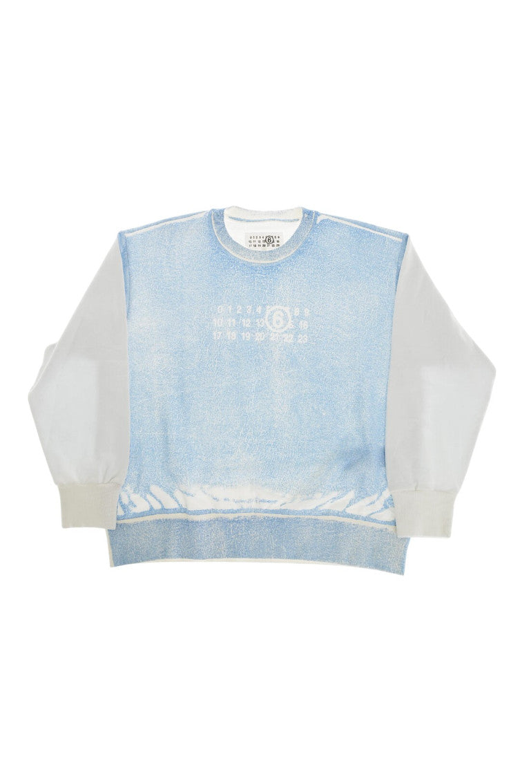Girls Light Blue Logo Sweatshirts 1