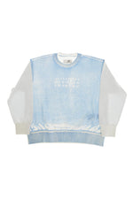Girls Light Blue Logo Sweatshirts 1