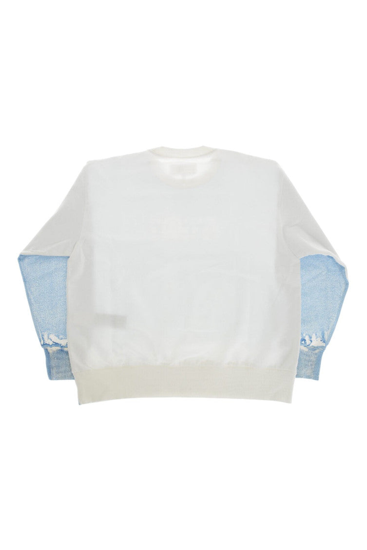 Girls Light Blue Logo Sweatshirts 2
