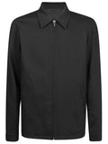Black Shirt Collar Jacket 1