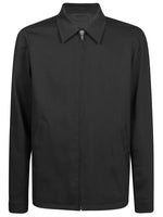 Black Shirt Collar Jacket 1