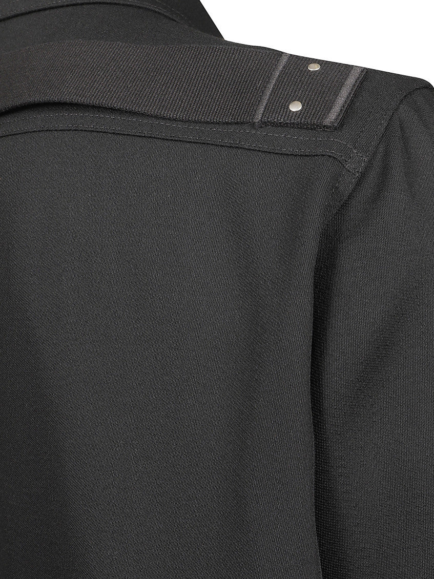 Black Shirt Collar Jacket 3