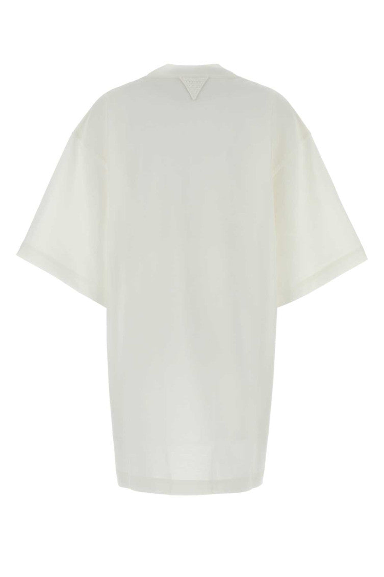 White Crew Neck T-Shirt 2