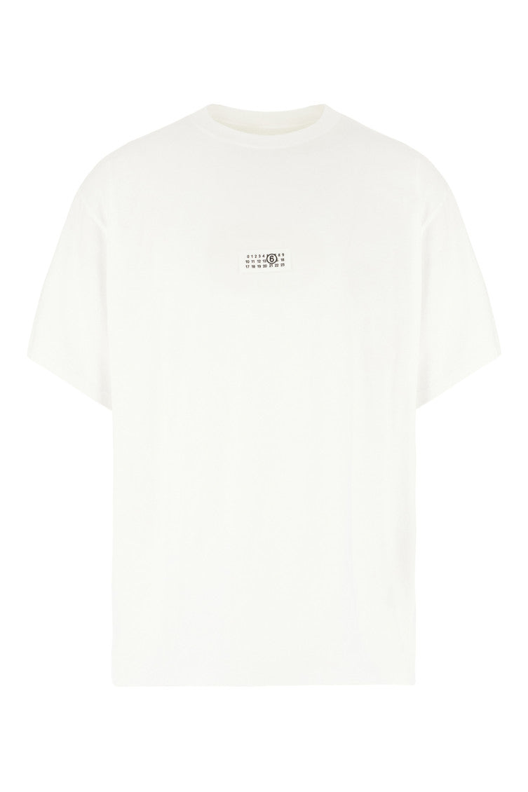 White Crew Neck T-Shirt 1
