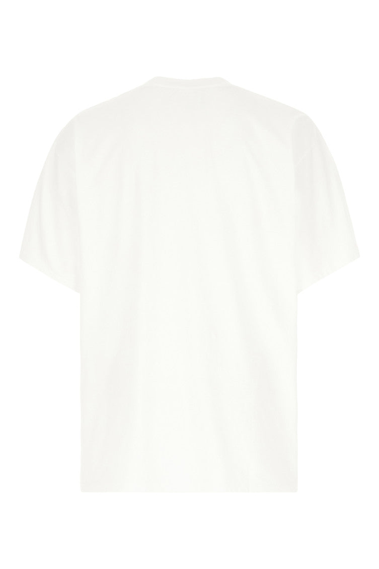 White Crew Neck T-Shirt 2