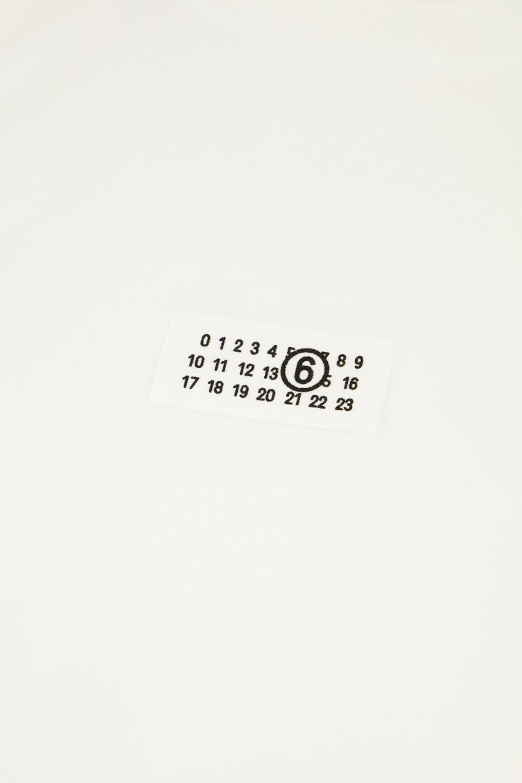 White Crew Neck T-Shirt 3