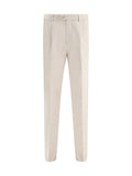 Off White Pleated Pants 1