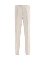 Off White Pleated Pants 1