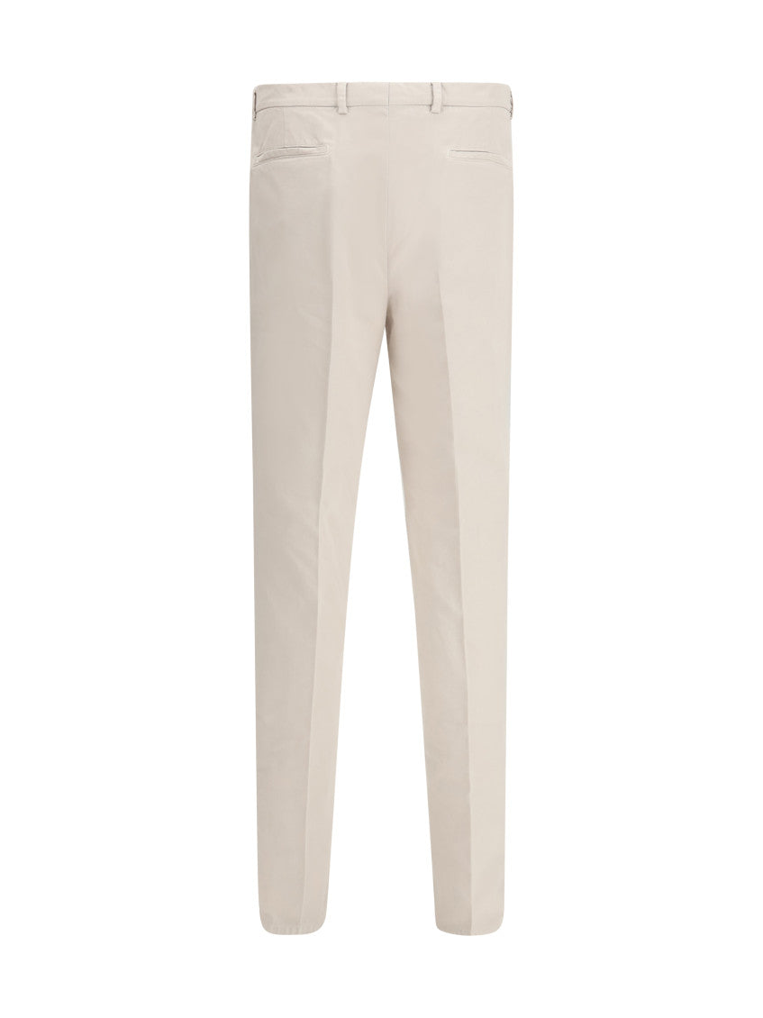 Off White Pleated Pants 2