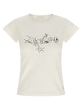 White Crew Neck T-Shirt 1