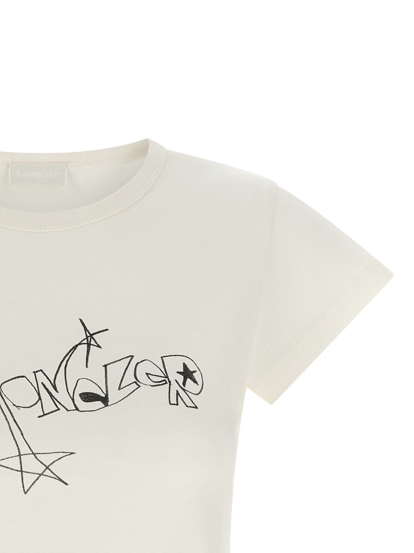 White Crew Neck T-Shirt 3