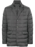 Dark Grey Quilted Jacket 1