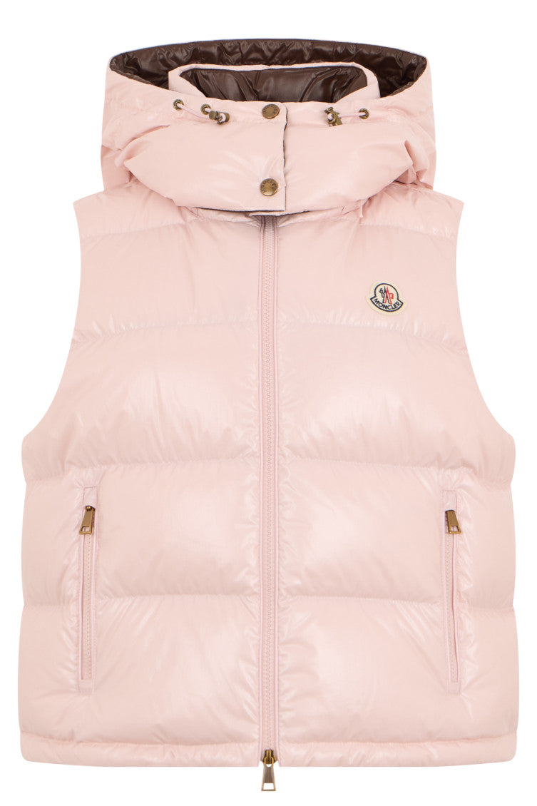 Pink Solid Hood Jacket 1