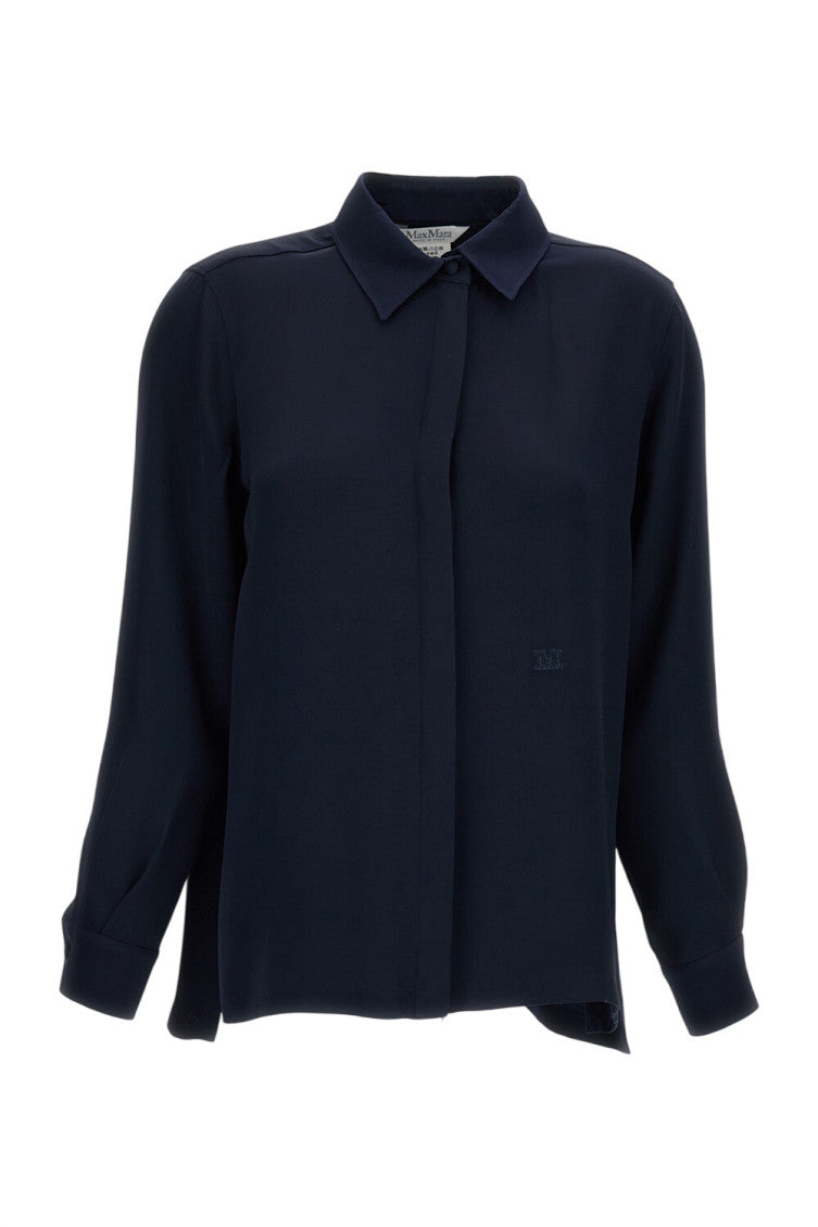 Dark Blue Regular Solid Shirt 1