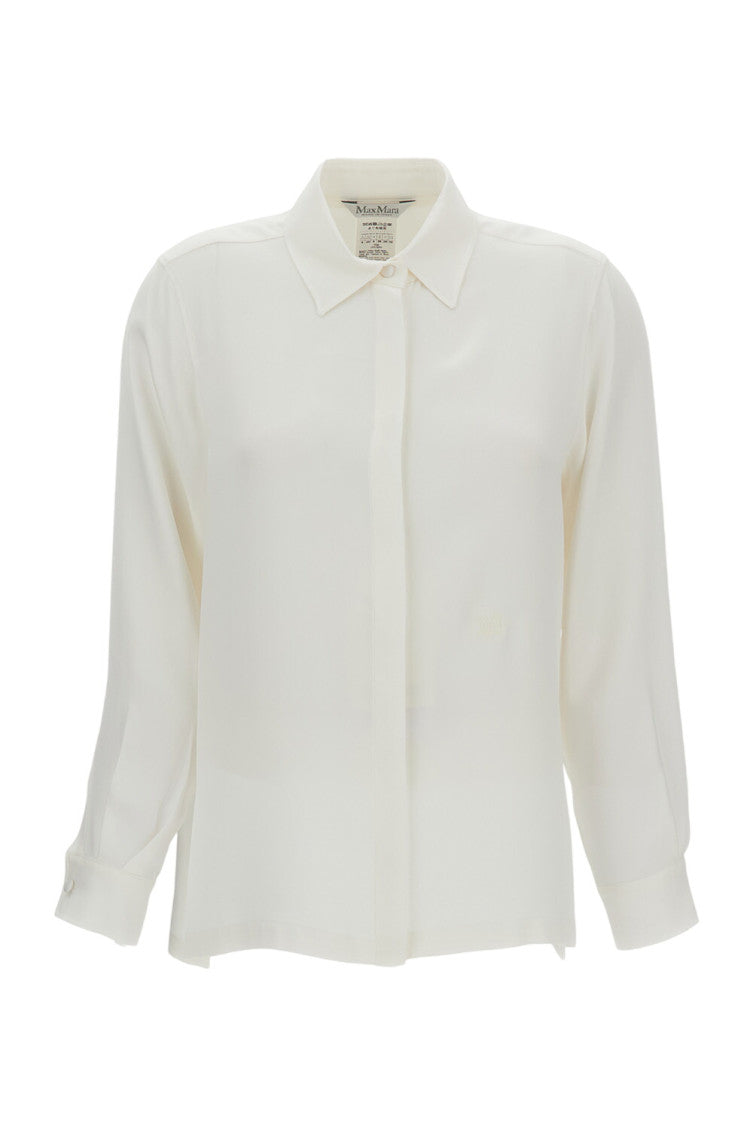 White Regular Solid Shirt 1