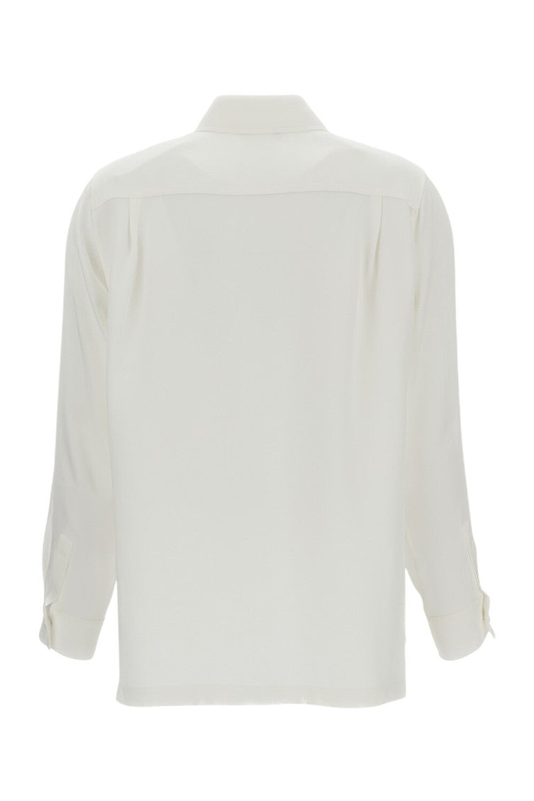 White Regular Solid Shirt 2