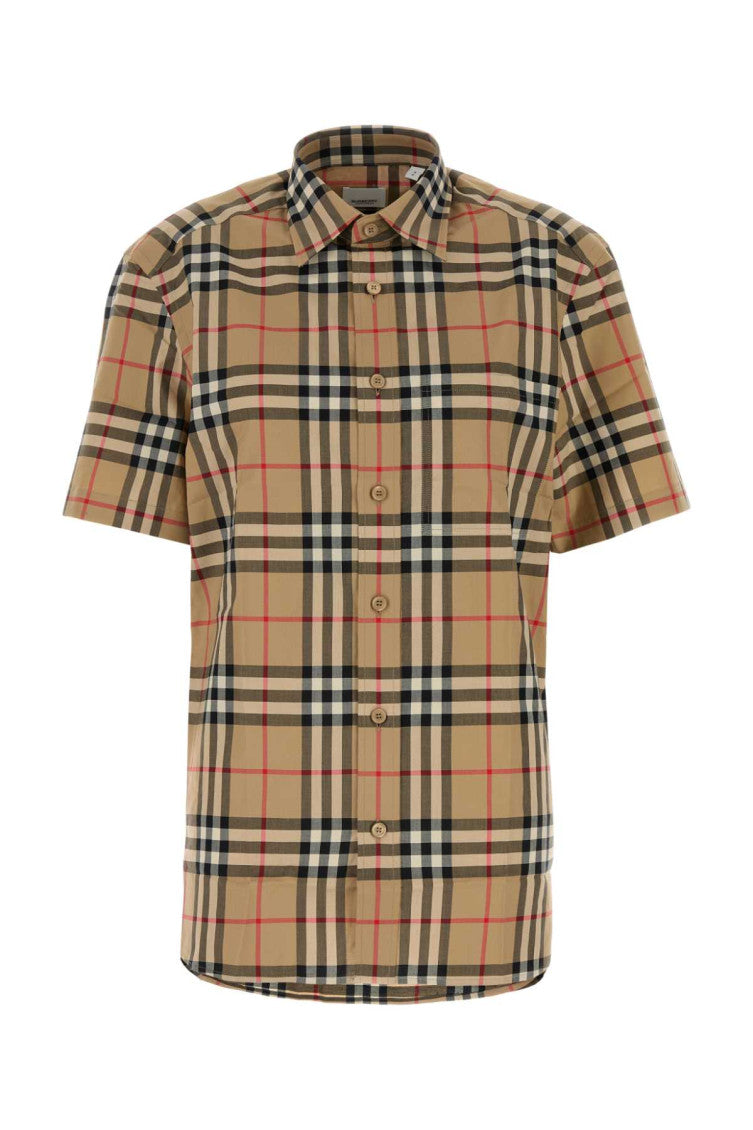 Beige Check Shirt 1