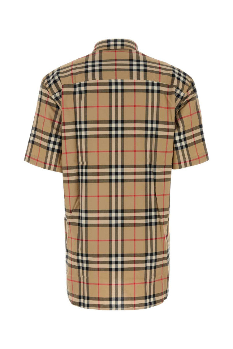 Beige Check Shirt 2