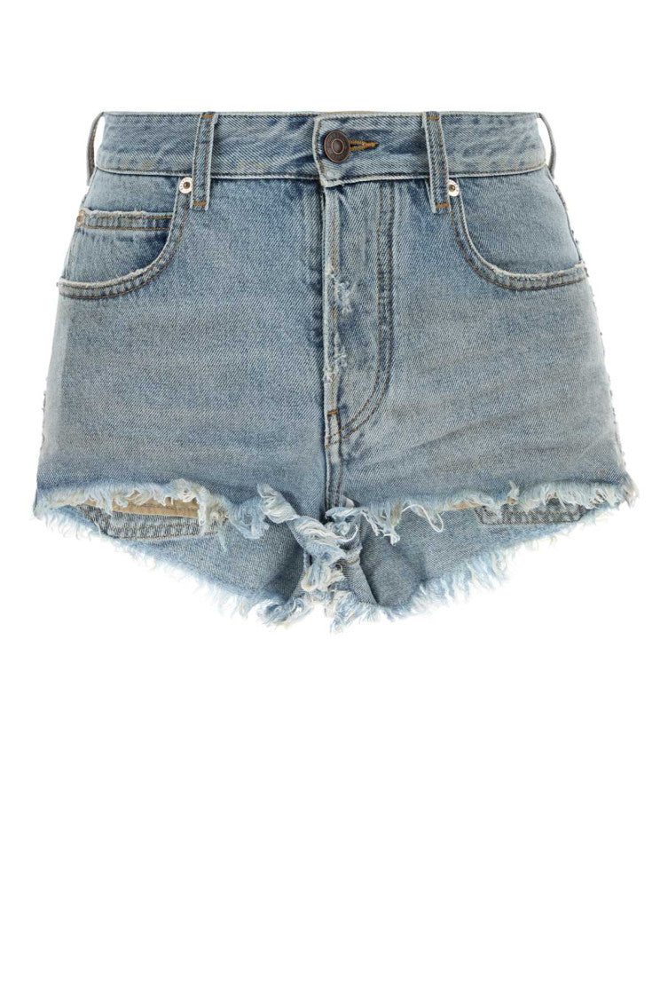 Light Blue Mini Shorts 1