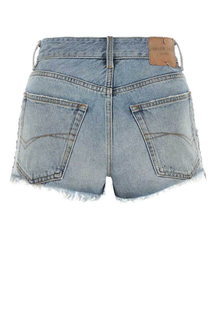 Light Blue Mini Shorts 2