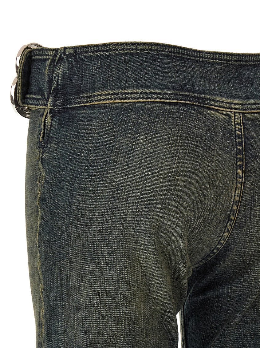 Blue Bootcut Jeans 4