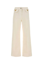 Ivory Denim Jeans 1