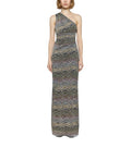 Multicolor Halter Neck Maxi Dress 1